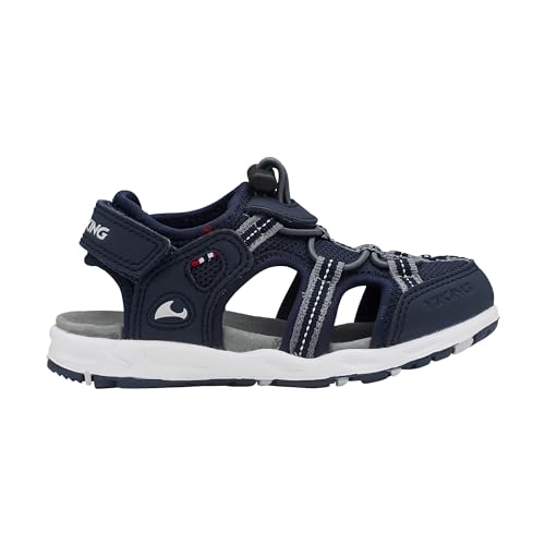 Viking Jungen Thrill Sportsandale, Navy/Grey,26 EU Weit von Viking