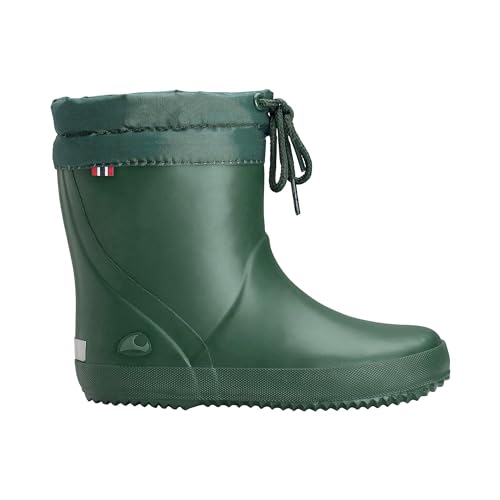 Viking Unisex Kinder Indie Alv Thermo Wool Gummistiefel, Dark Green, 28 EU von Viking