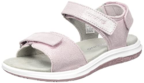 Viking Mädchen Helle Metallic Sandale, Dusty Pink,22 EU von Viking