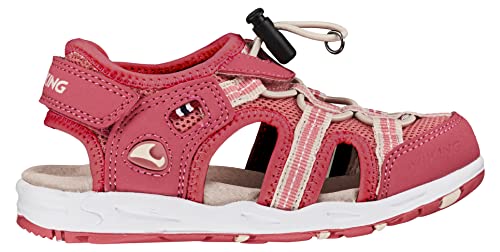 Viking Mädchen Thrill Sportsandale, Pink/Light Pink,30 EU Weit von Viking