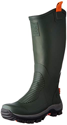 Viking Unisex-Erwachsene Elk Hunter Light Rain Boot, Green/Black,41 EU von Viking