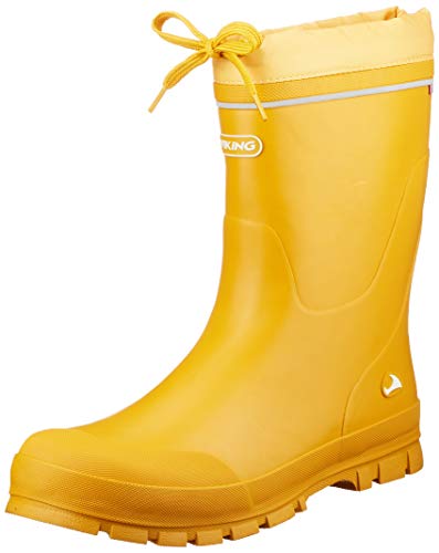 Viking Jungen jolly thermo Gummistiefel, Mustard, 21 EU von Viking