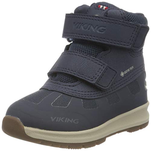 Viking Unisex Kinder Dennis GTX Schneestiefel, Navy, 20 EU, Schneestiefel von Viking