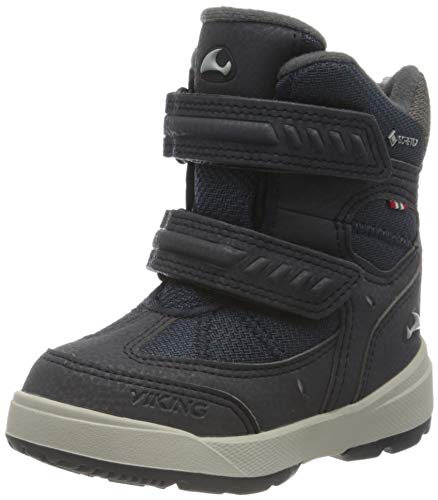 Viking Unisex Kinder Toasty II GTX Schneestiefel, Navy/Cement, 26 EU, Schneestiefel von Viking