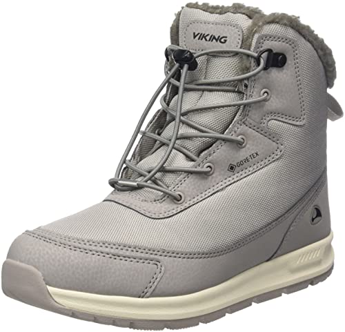 Viking Vo​l​l​ Hi​g​h​ GTX Wa​r​m​ Schneestiefel, Taupe, 34 EU von Viking