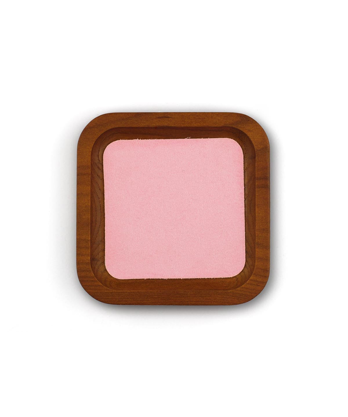 Schmucktablett Rosa | Ringschale Walnuss & Rosa Holztablett Klein Uhren Ablage Holz von vildEssentials