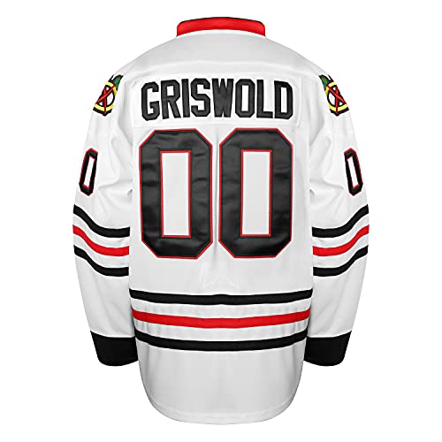 Clark Griswold Jersey #00 X-Mas Christmas Vacation The Movie Ice Hocey Jersey - Weiß - Mittel von villa