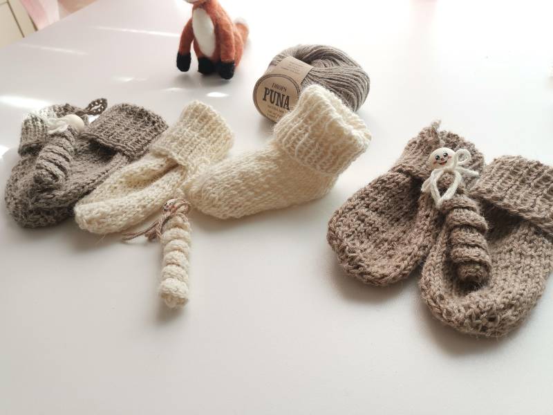 Handschuh Baby Wolle Alpaka Handgestrickt Mit Größenwahl Und Farbwahl von villamoniquehandmade