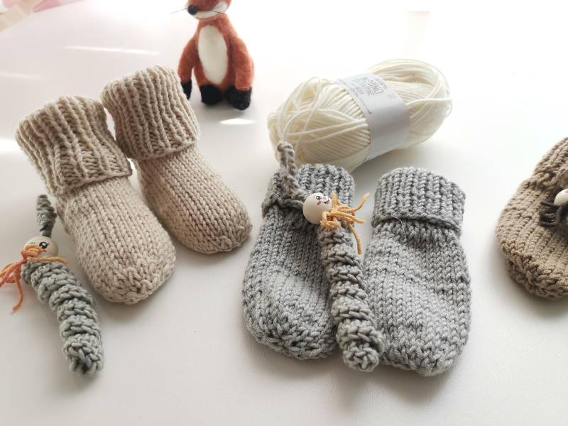 Handschuh Baby Wolle Merino Handgestrickt Mit Größenwahl Und Farbwahl von villamoniquehandmade