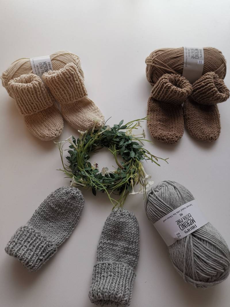 Socken Baby Wolle Merino Handgestrickt Mit Größenwahl Und Farbwahl von villamoniquehandmade