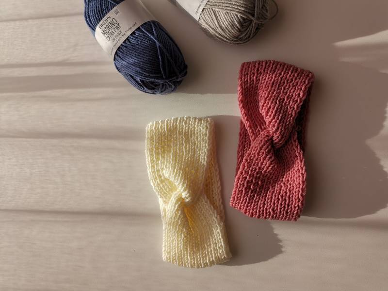 stirnband Kinder Wolle Merino Handgestrickt Mit Größenwahl Und Farbwahl von villamoniquehandmade