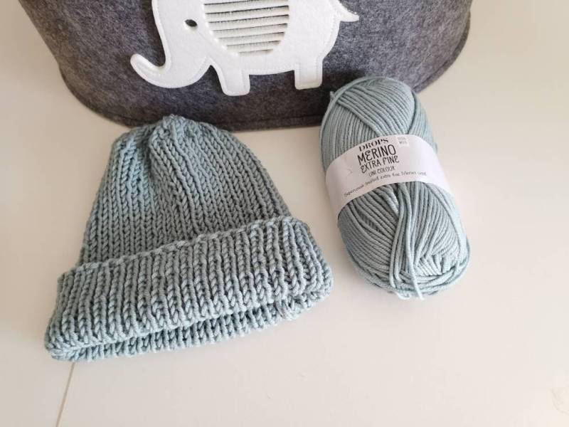 strickmütze Baby Wolle Merino Handgestrickt Mit Größenwahl Und Farbwahl von villamoniquehandmade