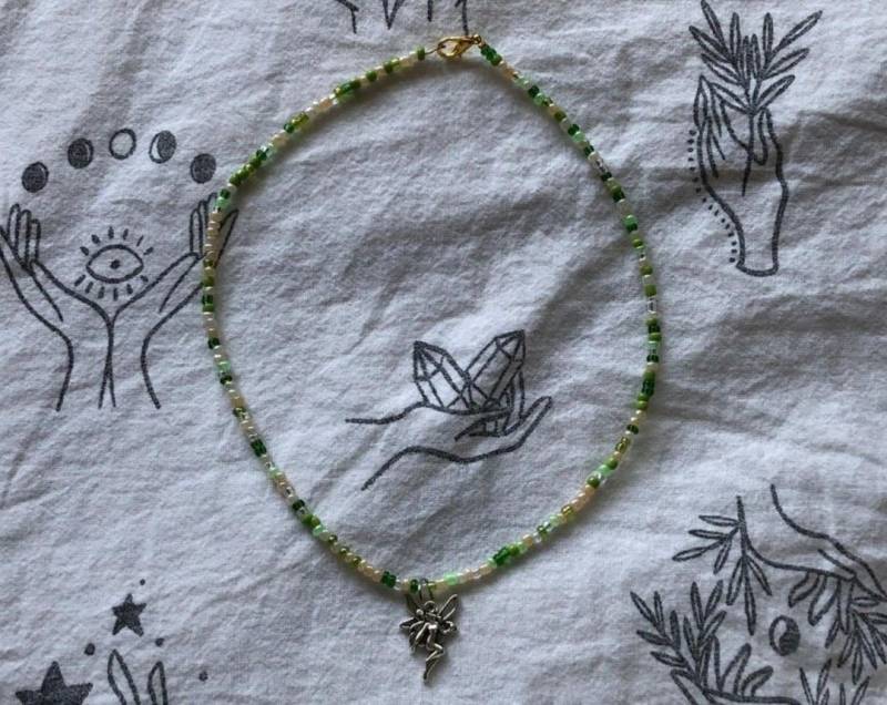 Grüne Perlenkette Grüne Perlenkette von vilovia