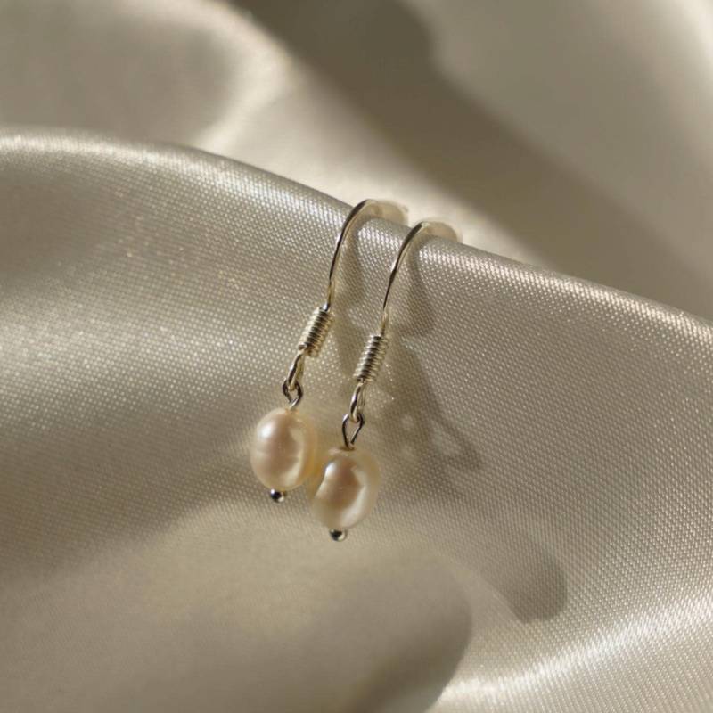 Süßwasserperlen Ohrringe von vilovia