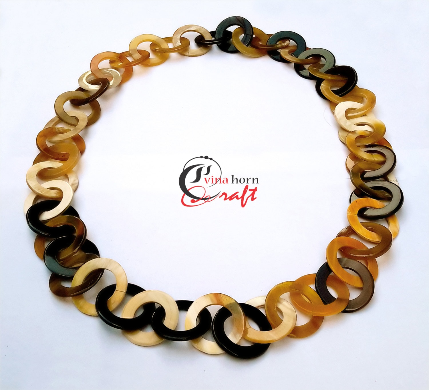 Büffel Horn Halskette - Kette Necklace Handmade in Vietnam Vnh003 von vinahorncraft