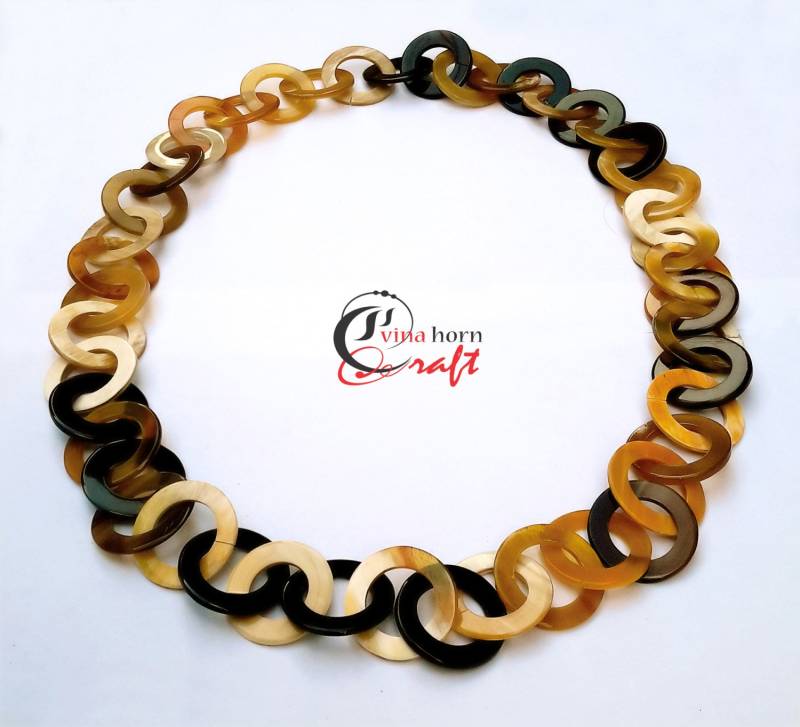 Büffel Horn Halskette - Kette Necklace Handmade in Vietnam Vnh003 von vinahorncraft