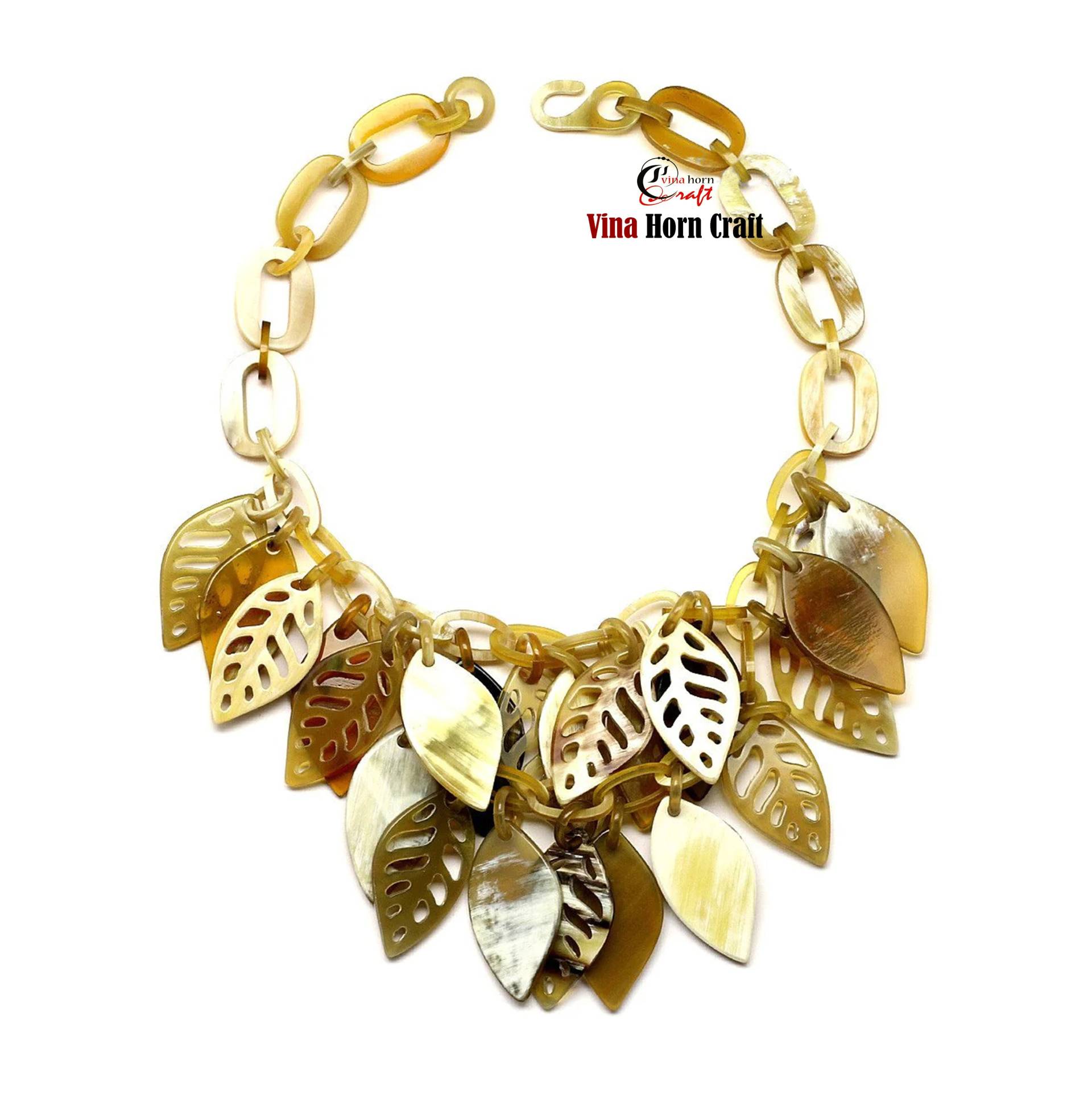 Büffelhorn Hornhalskette - Kette Handmade in Vietnam Vnh003 von vinahorncraft