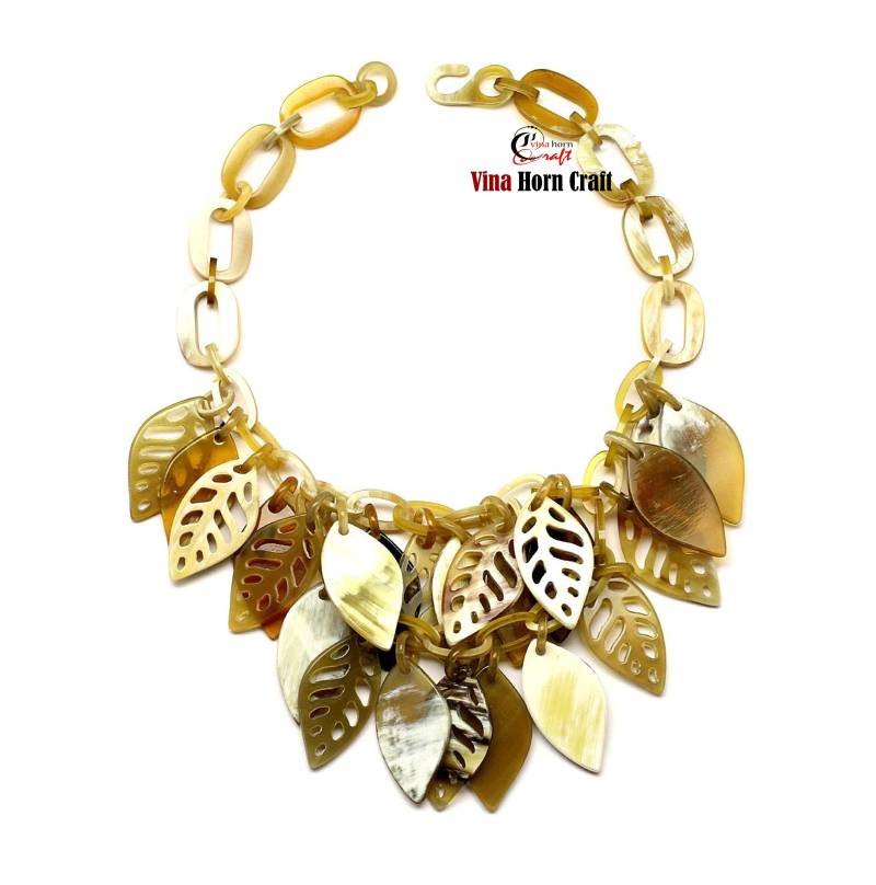 Büffelhorn Hornhalskette - Kette Handmade in Vietnam Vnh003 von vinahorncraft