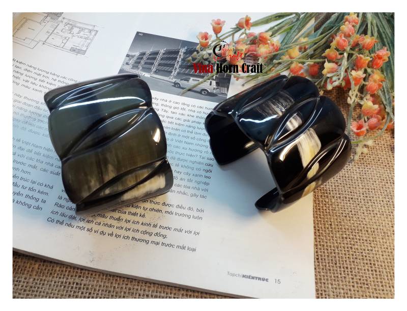 Horn Armreif - Büffelhorn von vinahorncraft