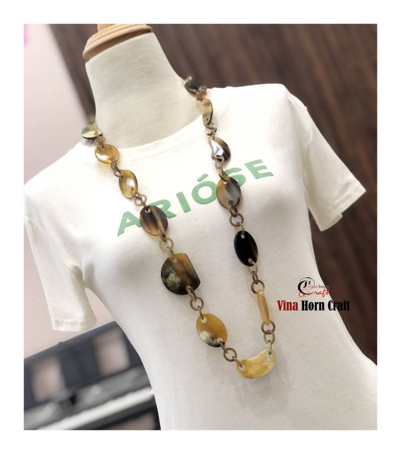 Natürliche Büffelhorn Halsketten - Halskette Handgefertigt in Vietnam von vinahorncraft