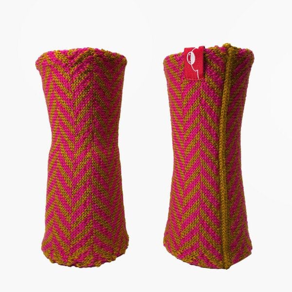 vincente Armstulpen im Fischgrätmuster von vincente