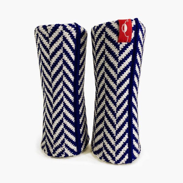 vincente Armstulpen im Fischgrätmuster von vincente