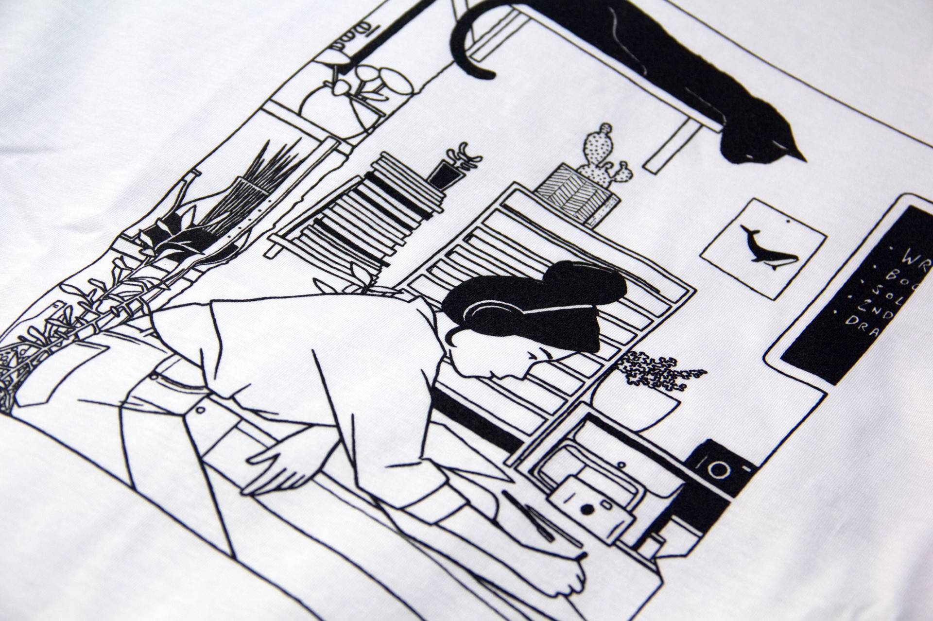 Herren Grafik-T-Shirt Relaxed Fit T-Shirt Aus Bio-Baumwolle von vincentnavetat