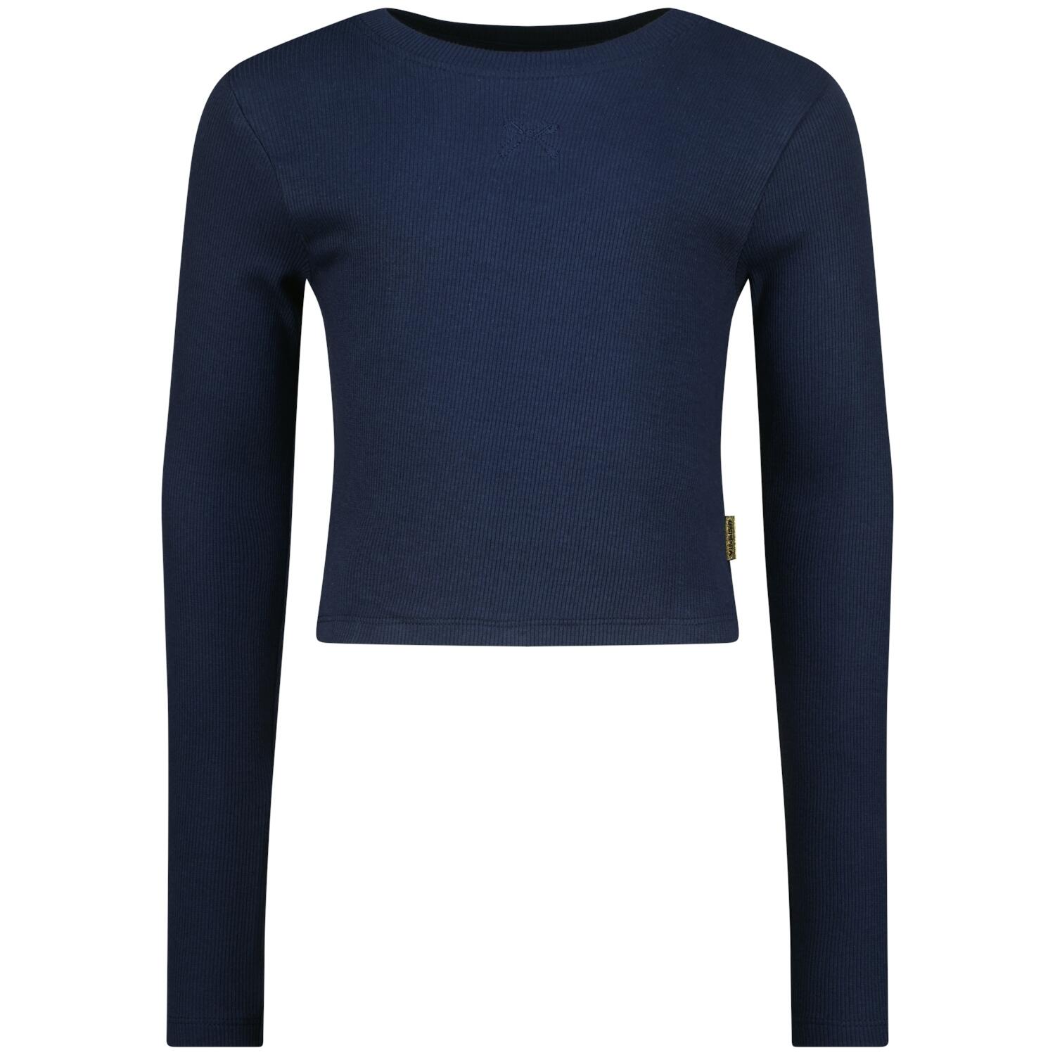 vingino - Basic crop rib top dark blue - Gr. - 140 von vingino