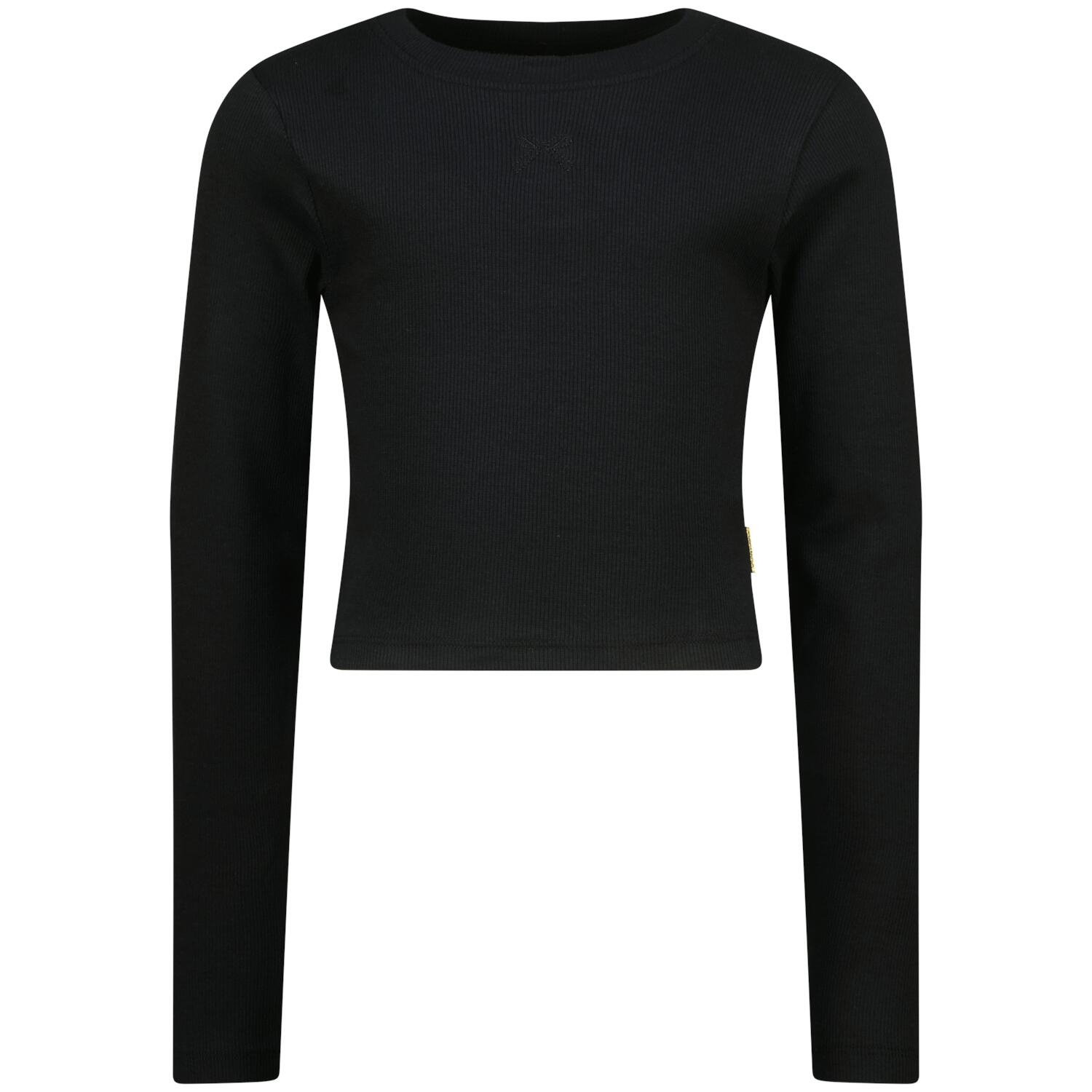 vingino - Basic crop rib top deep black - Gr. - 152 von vingino