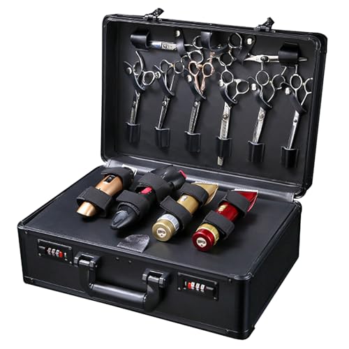 vinnyooc Friseur Tasche Friseurtaschenfriseur Koffer Tragbarer Friseurtasche Tool Aufbewahrungskoffer Friseur Werkzeugkasten Haarschneide Aufbewahrungs Organizer Werkzeugtasche von vinnyooc