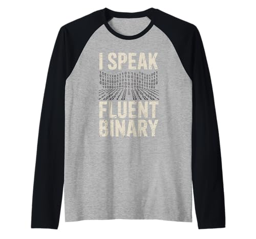 I Speak Fluent Binary Geeks Code Programmiercode für Männer Raglan I Speak Fluent Binary Geeks Code Programmiercode für Männer Raglan von vintage Binary Coding Coding Computer Geek Coder