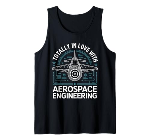 Total in Love with Aerospace Engineering Design for Men Tank Top von vintage Rocket Scientist Spacecrafts Aeronautics