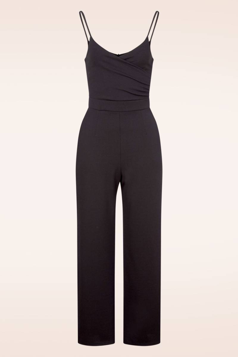 Cora Jumpsuit in Schwarz von vintage chic for topvintage