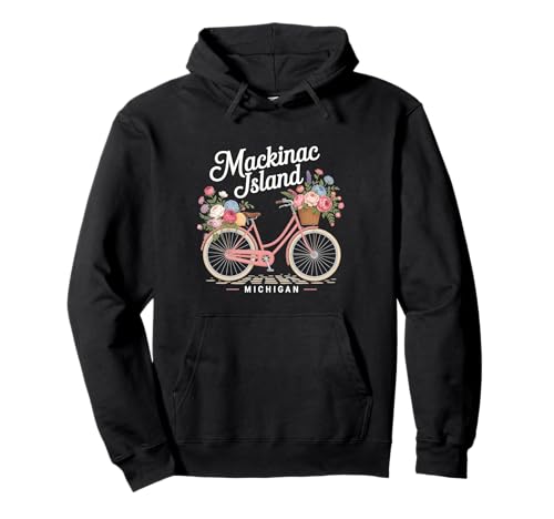 Vintage Mackinac Island Michigan mit Blumen für Männer Frauen Pullover Hoodie von vintage island mackinac
