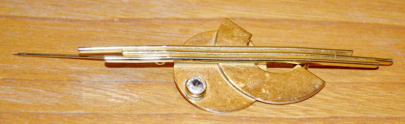 Original 60Er Jahre Vintage Anstecker Metall Brosche Pin Retro Mid Century Second Hand Wear Shabby Chic Clothing von vintageBagsAndCo