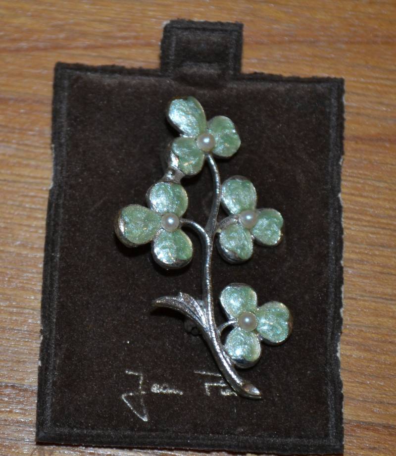 Original 70Er Jahre Anstecker Metall Brosche Pin Retro Mid Century Second Hand Wear von vintageBagsAndCo