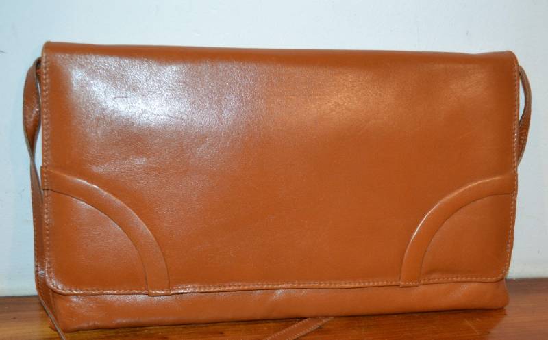 Schöne Vintage Handtasche Braun 70Er Jahre Mid Century Retro Clothing Bag Second Hand Wear von vintageBagsAndCo