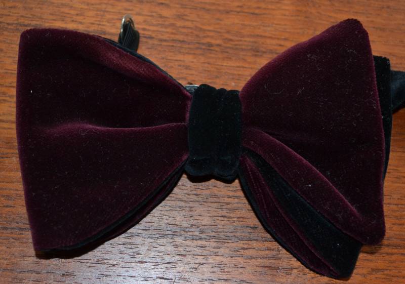 Vintage Kravatte /Fliege Rot Breit 70Er von vintageBagsAndCo