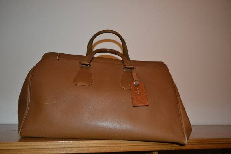 Vintage Weekender Reisetasche Braun 60Er Jahre Sixties Bag Suitcase Tasche von vintageBagsAndCo