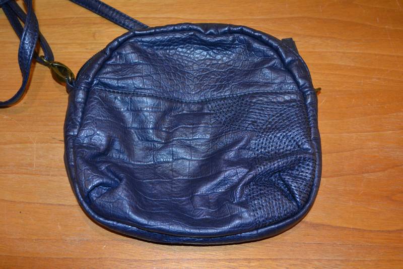 Wunderschöne Blaue Vintage Handtasche Aus Den 70Er Jahren Retro , Mid Century , Shabby Chic Second Hand Wear von vintageBagsAndCo