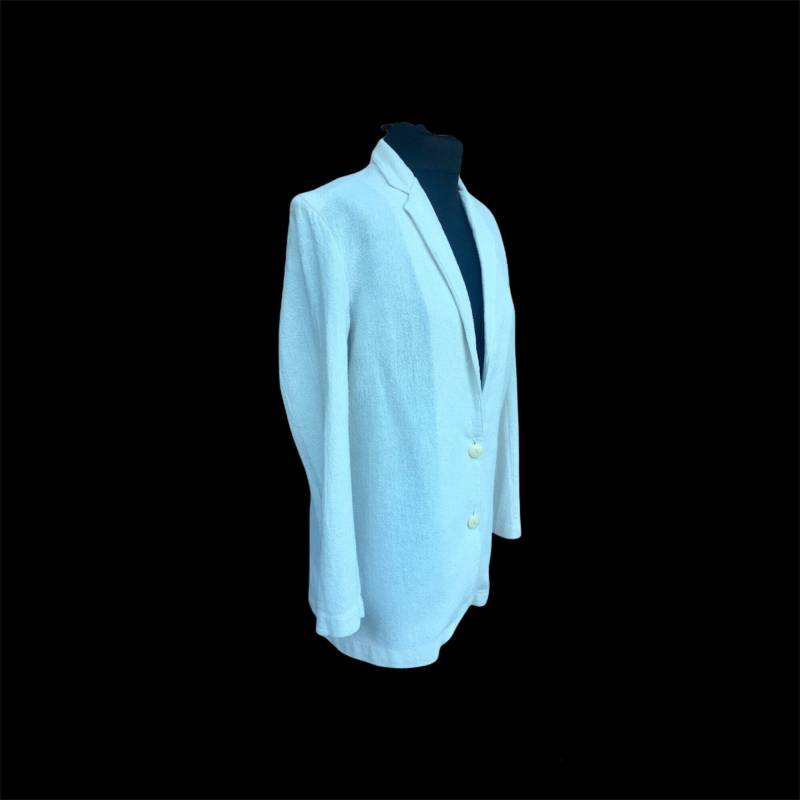 Baumwolljacke/Blazerjacke Niu Jacke Beige Rohkostjacke Baumwollblazer von vintagecatalunya