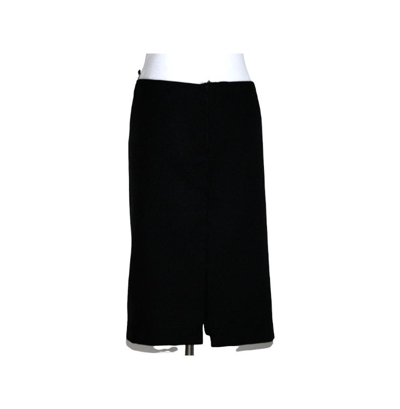 Midirock/Gerader Rock Schwarzer Langer Rockgrößen Oversize-Rock von vintagecatalunya