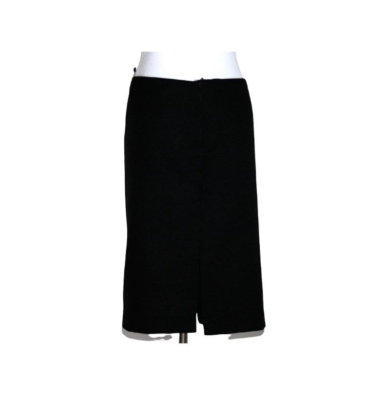 Midirock/Gerader Rock Schwarzer Langer Rockgrößen Oversize-Rock von vintagecatalunya