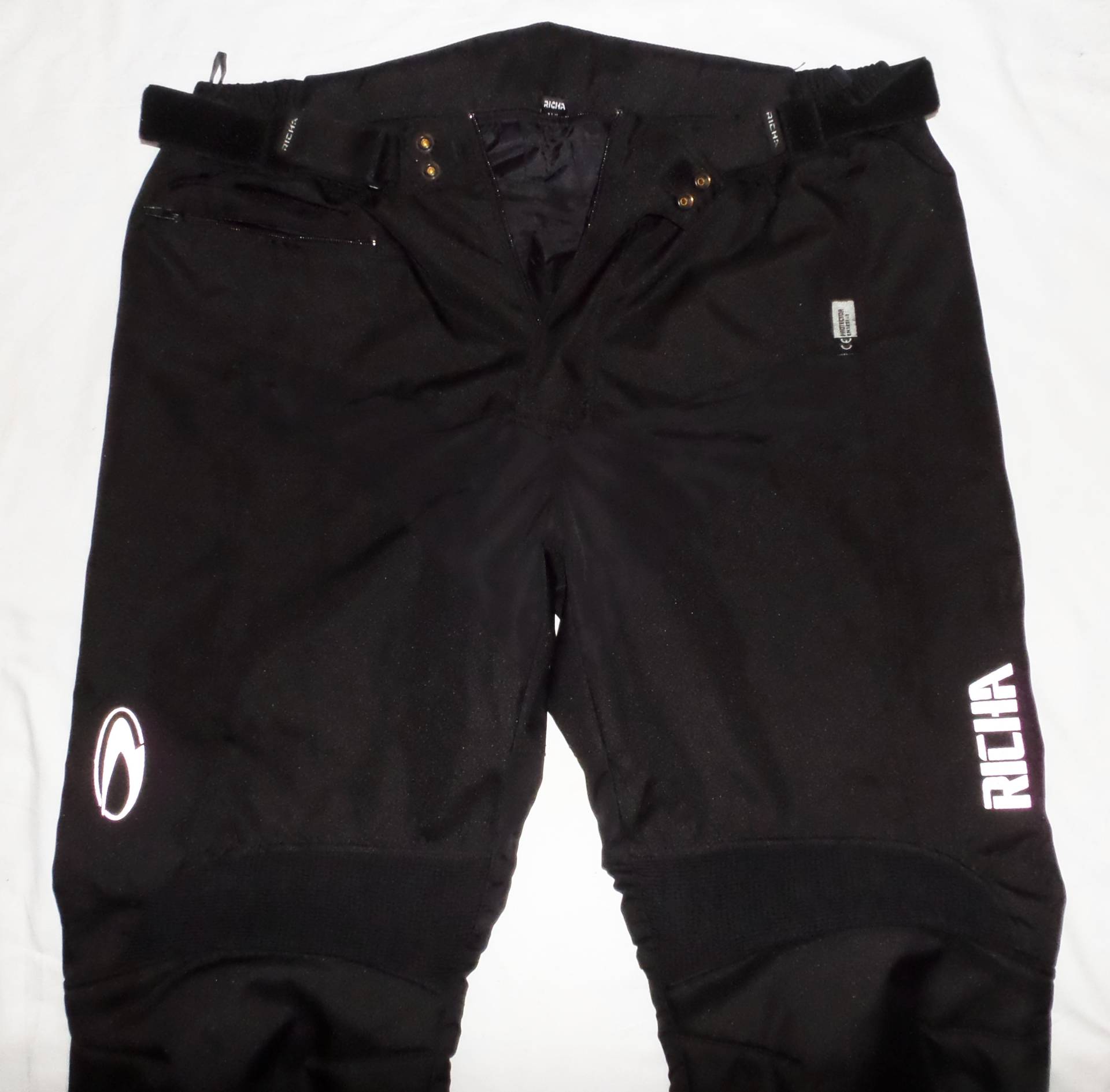 Richa Everest Herren Textil Knie Gepanzerte Hose 4xl, Gb42, 60Eu Schwarz, Ungetragen von vintagefashion4all