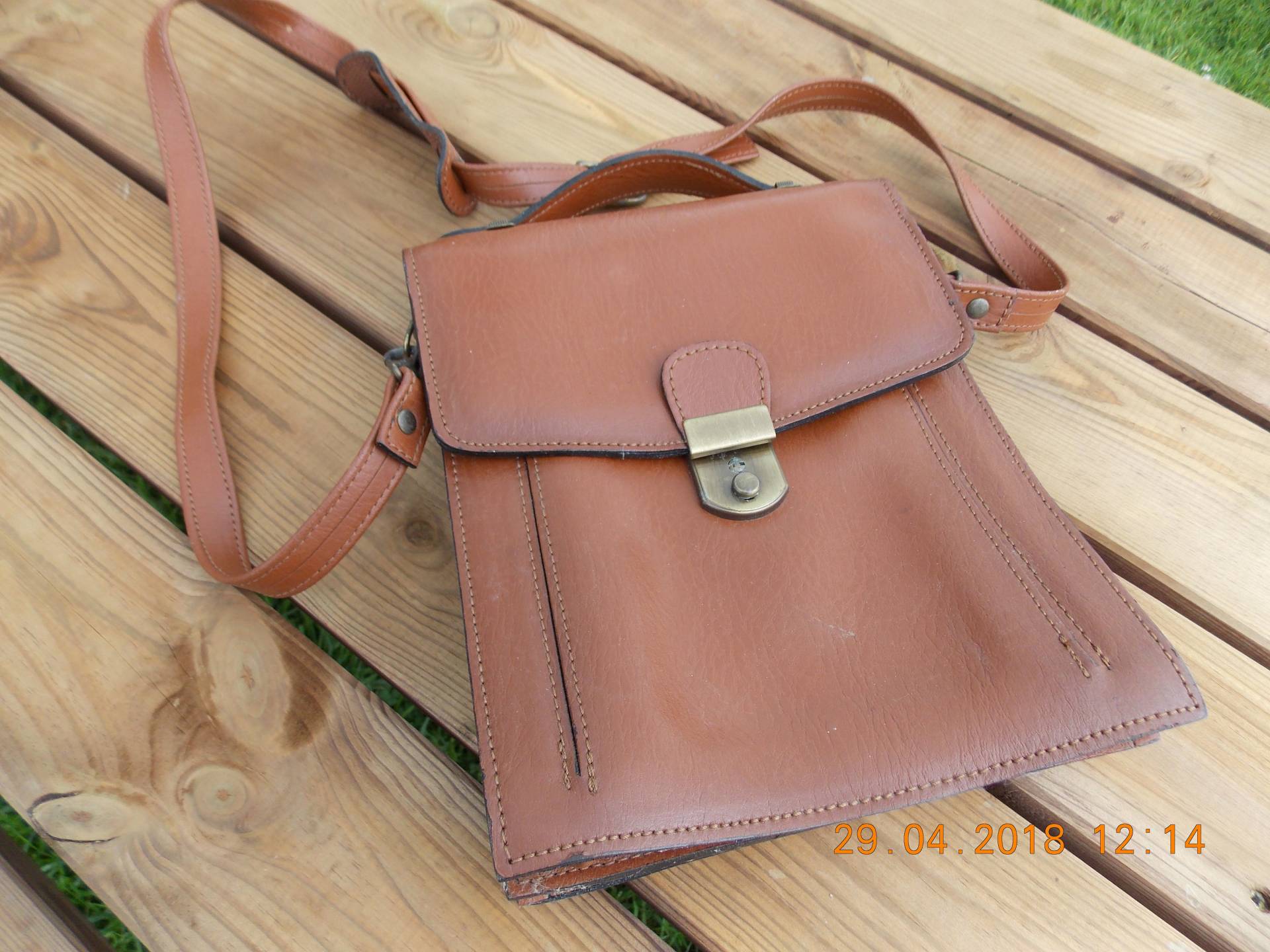 Französisch Leder 1980 Satchel/Cross Body Handtasche Mit Top-Griff Französisch Leder 1980 Satchel/Cross Body Handtasche Mit Top-Griff von vintagefrenchfabrics