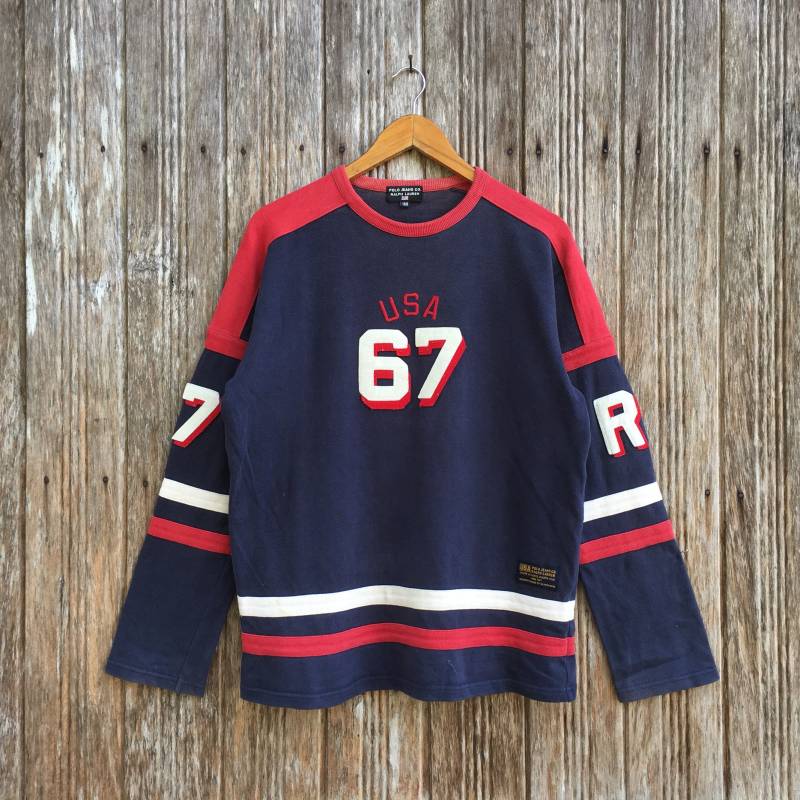 Polo Jeans By Ralph Lauren Colourblock Sweatshirts Unisex Mittlere Größe von vintagegallaggers