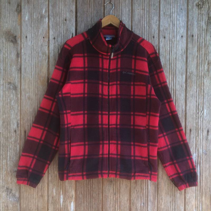 Selten Columbia Sports Fullzipper Sweater Jacke Colourblock Mittlere Größe von vintagegallaggers