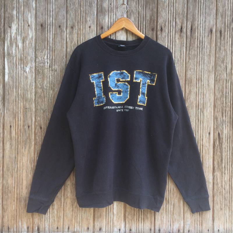 Selten Stussy Sweatshirt Pullover Schönes Design Große Größe von vintagegallaggers
