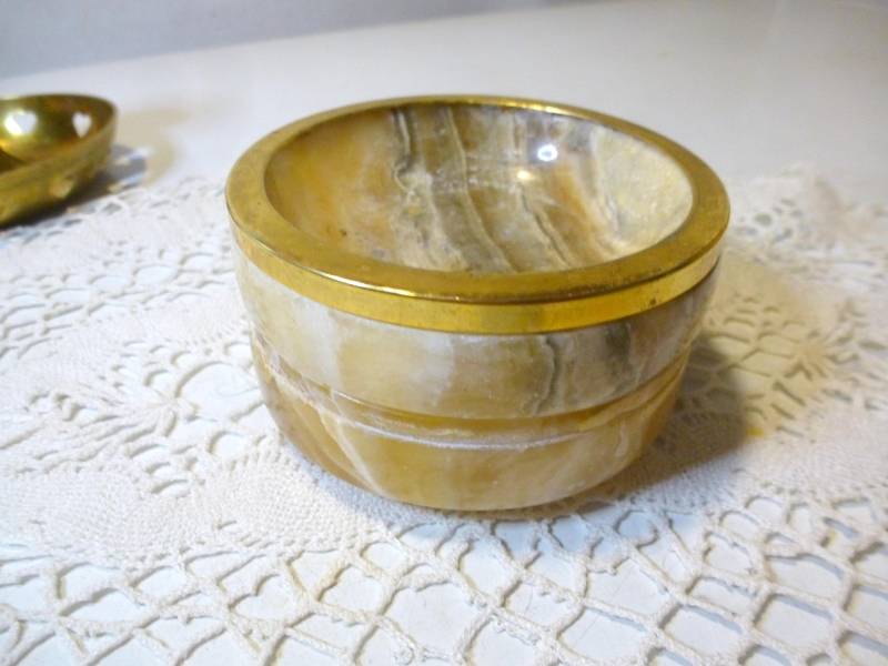 Onyx-Dose Mit Deckel Rund 2-Teilig von vintagehappimillAT