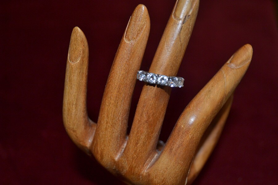 Ehering 925 Silber Mit Zirkonia Stein Vintage/ Silber Ehering 925 Silber Mit Zirkonia Stein Vintage/ Silber von vintagekosmima